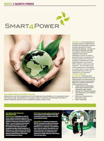 Smart4Power, selected as one of the stars of the WETEX exhibition.